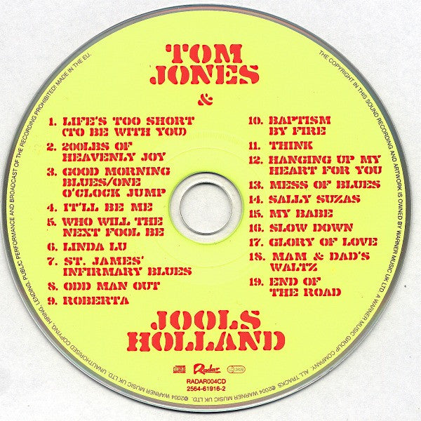 Tom Jones & Jools Holland - Tom Jones & Jools Holland (CD Tweedehands)