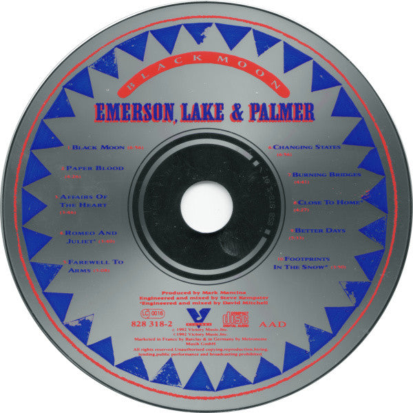 Emerson, Lake & Palmer - Black Moon (CD)