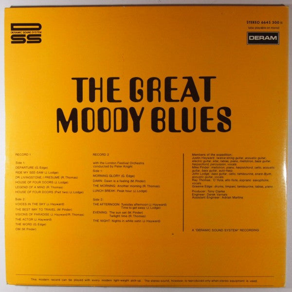 Moody Blues, The - The Great Moody Blues (LP Tweedehands)