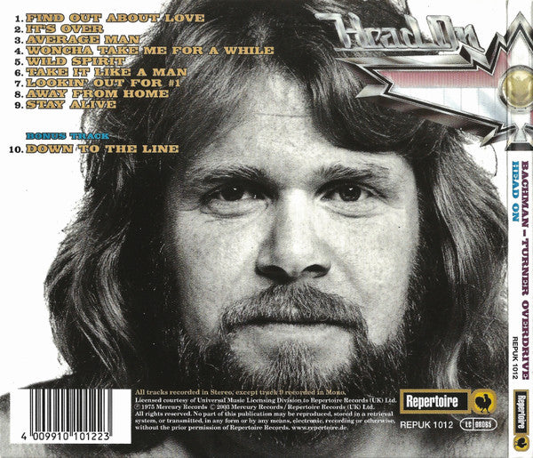 Bachman-Turner Overdrive - Head On (CD Tweedehands)