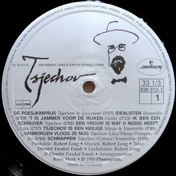 Various - Tsjechov - De Musical Van Robert Long & Dimitri Frenkel Frank (LP Tweedehands)