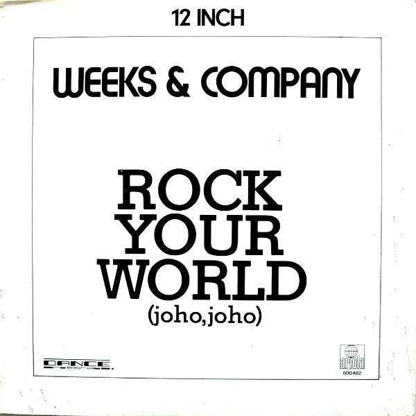 Weeks & Co. - Rock Your World (Joho, Joho) (12" Tweedehands)