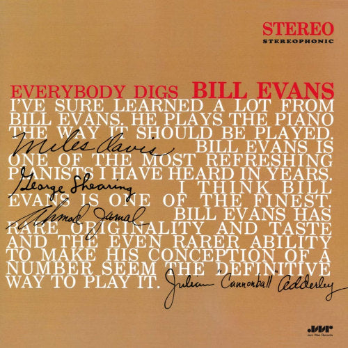 Bill Evans - Everybody digs bill evans (LP) - Discords.nl