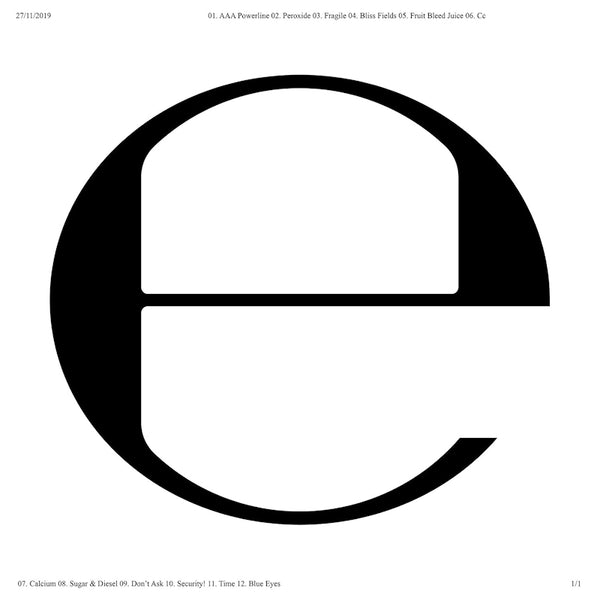Ecco2k - E (LP) - Discords.nl
