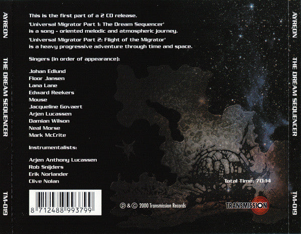 Ayreon - Universal Migrator Part 1: The Dream Sequencer (CD Tweedehands)