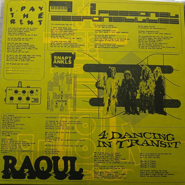 Snapped Ankles - Hard Times Furious Dancing (LP)