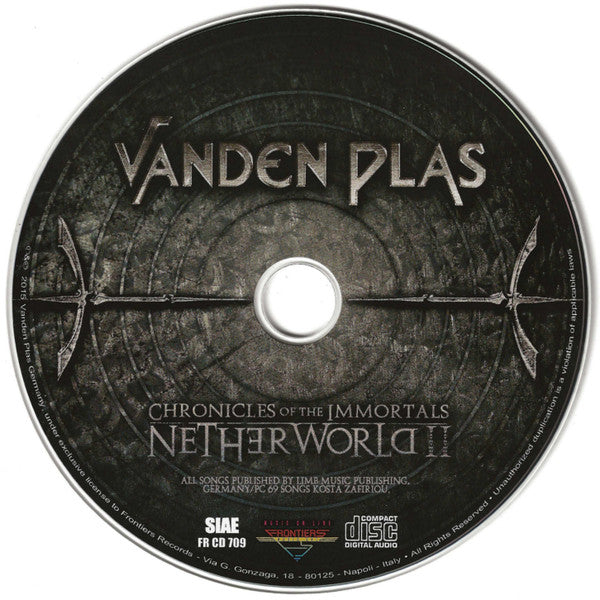 Vanden Plas - Chronicles Of The Immortals (Netherworld II) (CD Tweedehands)