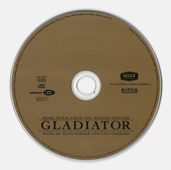 Hans Zimmer And Lisa Gerrard - Gladiator: Music From The Motion Picture - Special Anniversary Edition (CD Tweedehands)