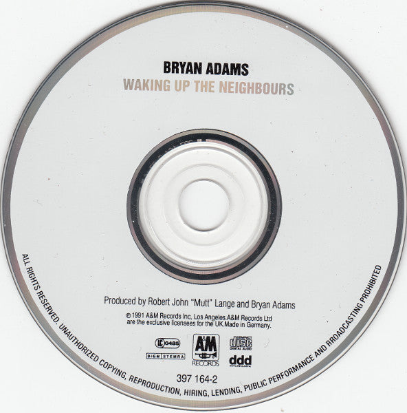 Bryan Adams - Waking Up The Neighbours (CD)