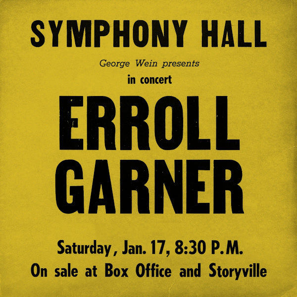 Erroll Garner - Symphony hall concert (CD) - Discords.nl