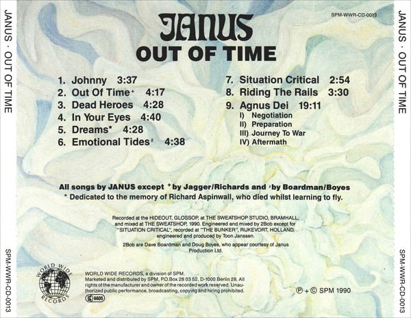 Janus - Out Of Time (CD Tweedehands)