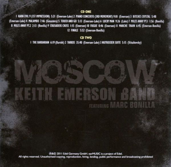 Keith Emerson Band Featuring Marc Bonilla - Moscow (CD Tweedehands)