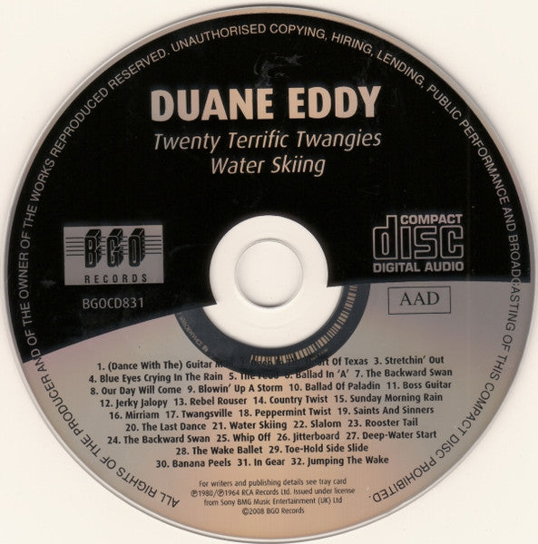 Duane Eddy - Twenty Terrific Twangies / Water Skiing (CD)