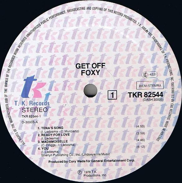Foxy - Get Off (LP Tweedehands) - Discords.nl