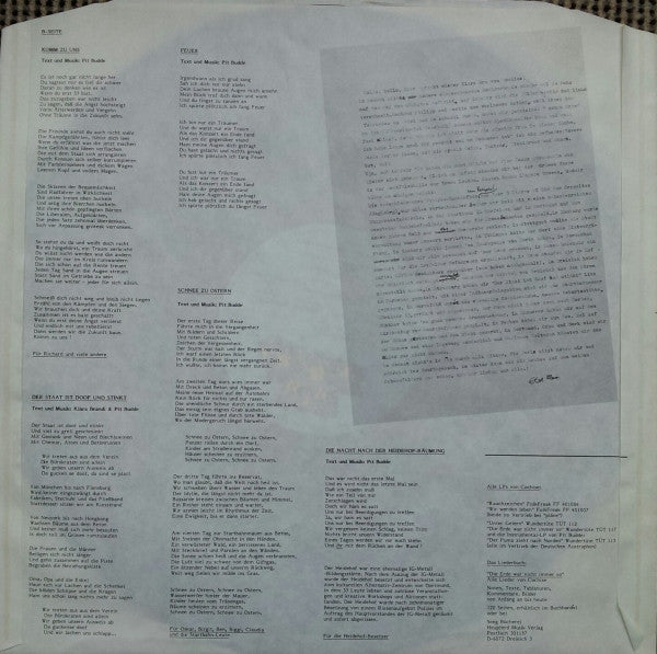 Cochise - Die Erde War Nicht Immer So (LP Tweedehands)