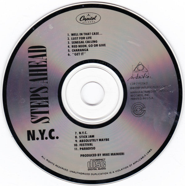 Steps Ahead - N.Y.C. (CD Tweedehands) - Discords.nl