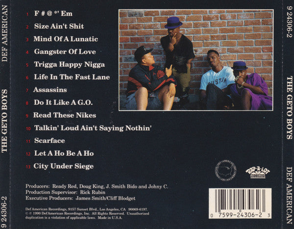 Geto Boys - The Geto Boys (CD)