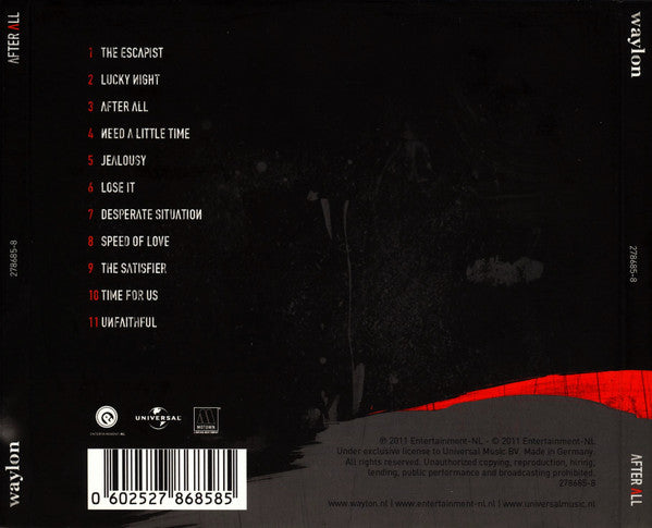 Waylon - After All (CD Tweedehands)