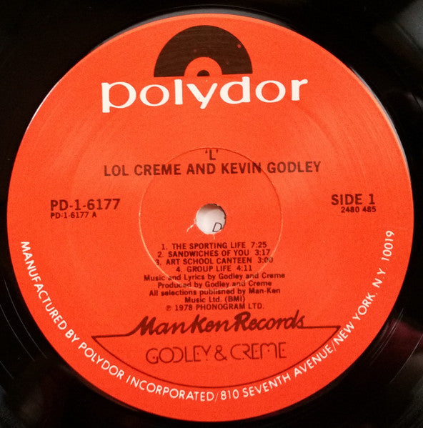 Godley & Creme - L (LP Tweedehands) - Discords.nl