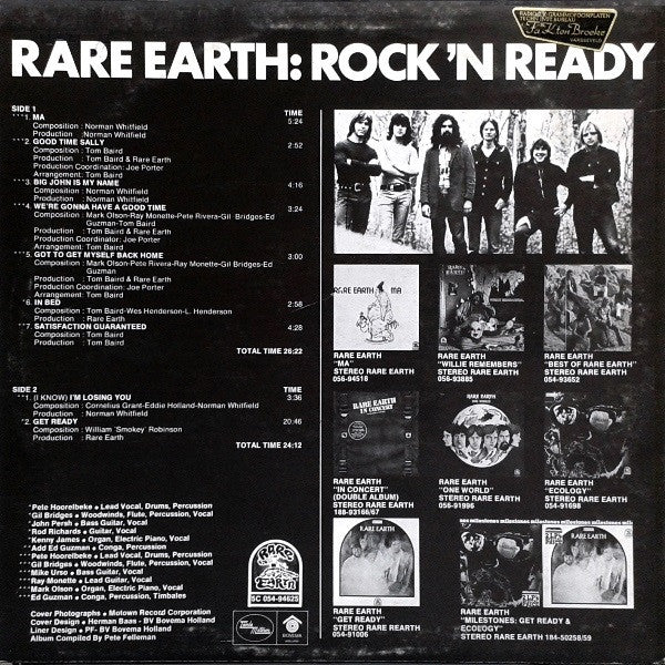 Rare Earth - Rock 'N Ready (LP Tweedehands)