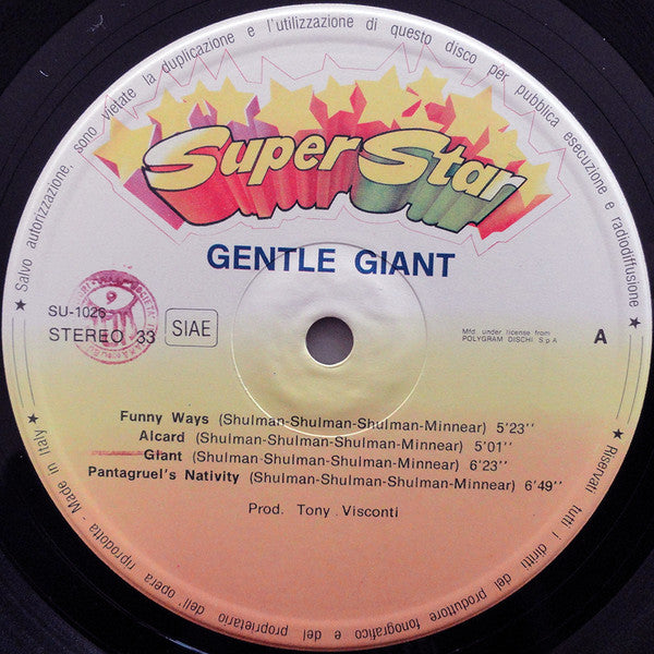 Gentle Giant - Gentle Giant (LP Tweedehands)