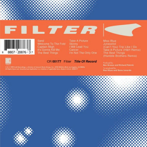 Filter - Title of record (CD) - Discords.nl