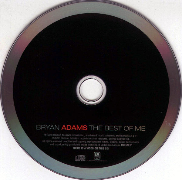 Bryan Adams - The Best Of Me (CD)