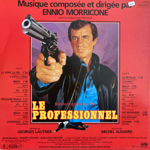 Ennio Morricone - Le Professionnel (Bande Originale Du Film) (LP Tweedehands)