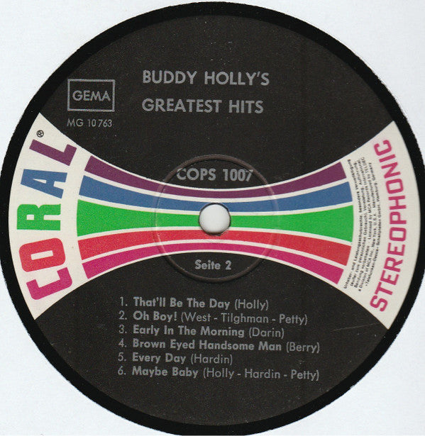 Buddy Holly - Buddy Holly's Greatest Hits (LP Tweedehands) - Discords.nl