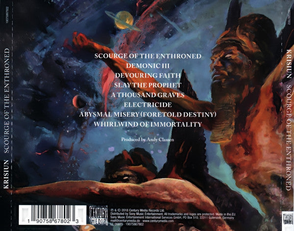 Krisiun - Scourge Of The Enthroned (CD Tweedehands)