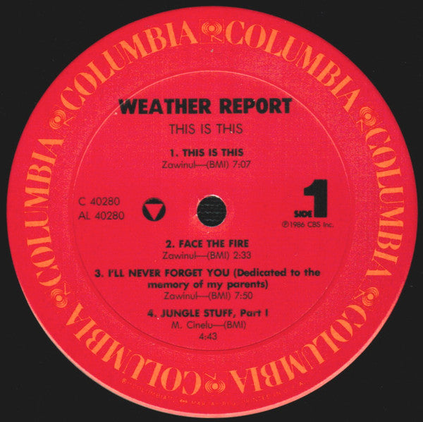 Weather Report - This Is This (LP Tweedehands) - Discords.nl