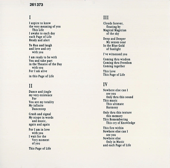 Jon & Vangelis - Page Of Life (CD Tweedehands)