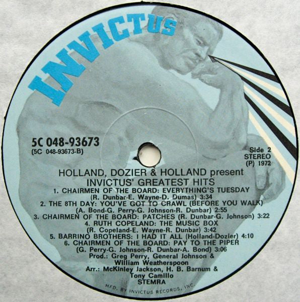 Various - Holland, Dozier & Holland Present: Invictus' Greatest Hits (LP Tweedehands)