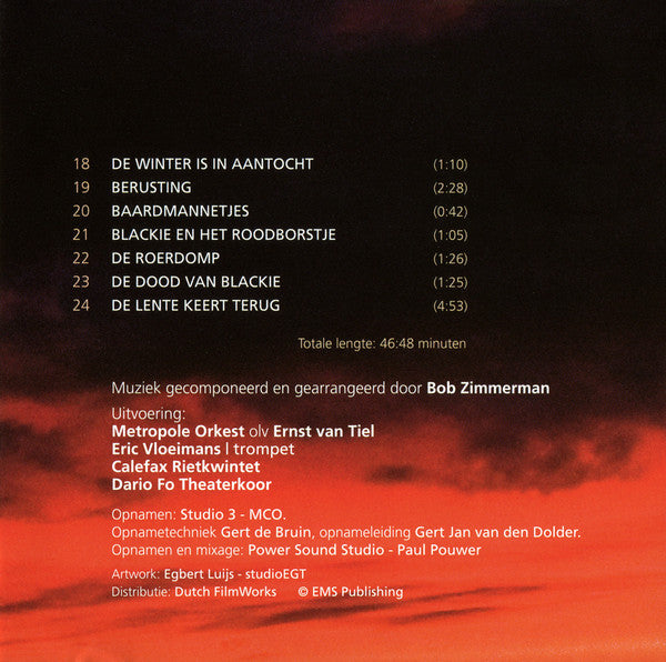 Bob Zimmerman - De Nieuwe Wildernis - Grote Natuur In Een Klein Land (Original Soundtrack) (CD)