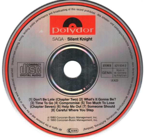 Saga - Silent Knight (CD) - Discords.nl