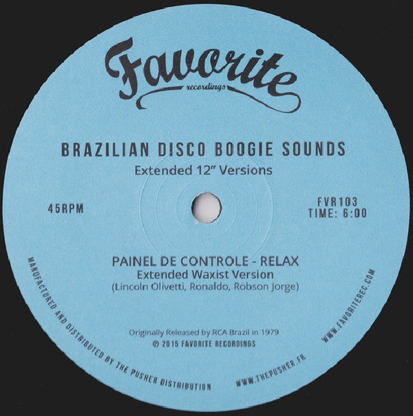 V/A (Various Artists) - Brazilian disco boogie sounds - extended 12 inch versions (12-inch)