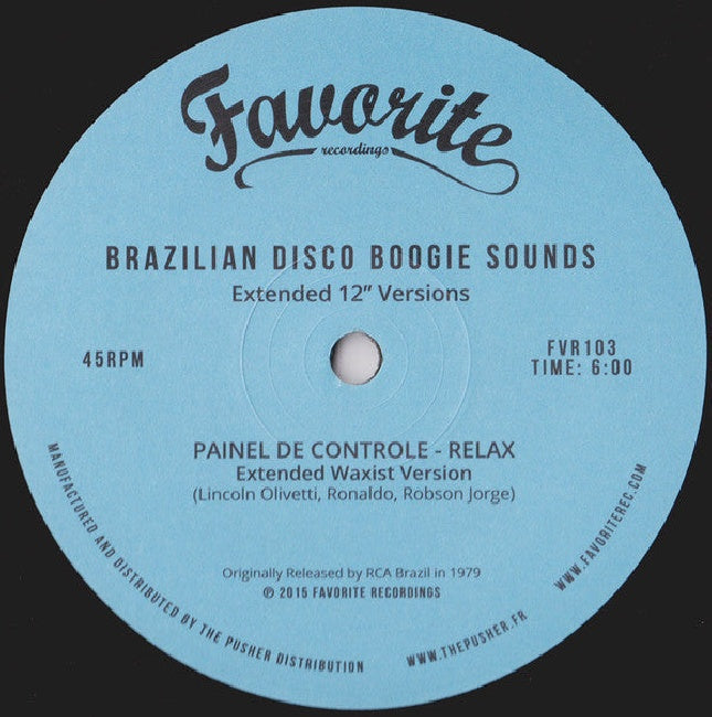 V/A (Various Artists) - Brazilian disco boogie sounds - extended 12 inch versions (12-inch)