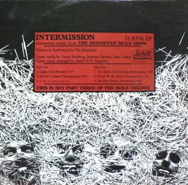 Residents, The - Intermission (LP Tweedehands)
