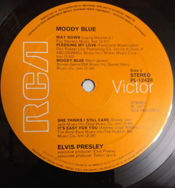 Elvis Presley - Moody Blue (LP Tweedehands)