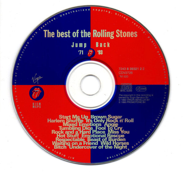 Rolling Stones, The - Jump Back (The Best Of The Rolling Stones '71 - '93) (CD Tweedehands) - Discords.nl