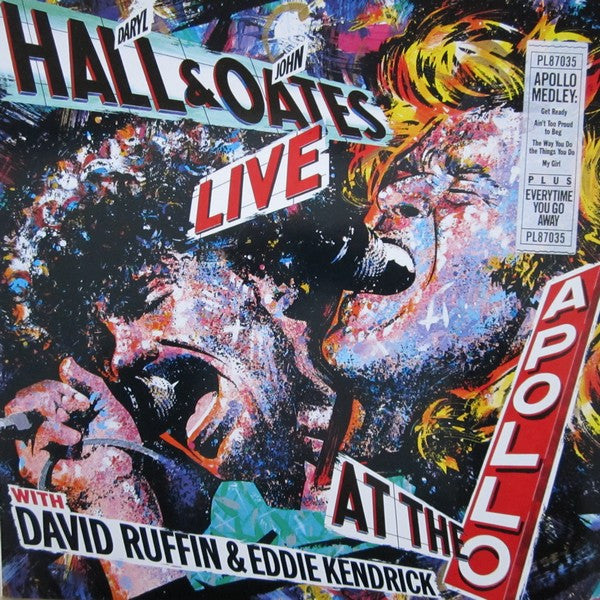 Daryl Hall & John Oates With David Ruffin & Eddie Kendricks - Live At The Apollo (LP Tweedehands)