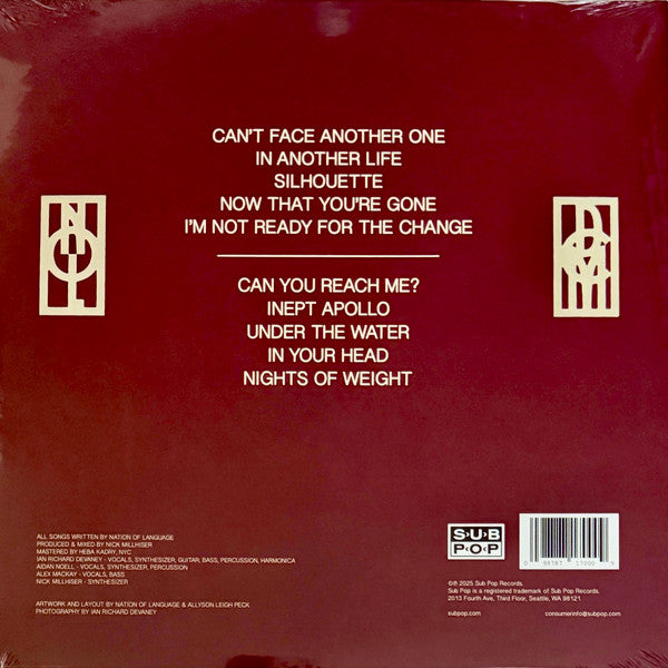 Nation Of Language - Dance Called Memory (LP)