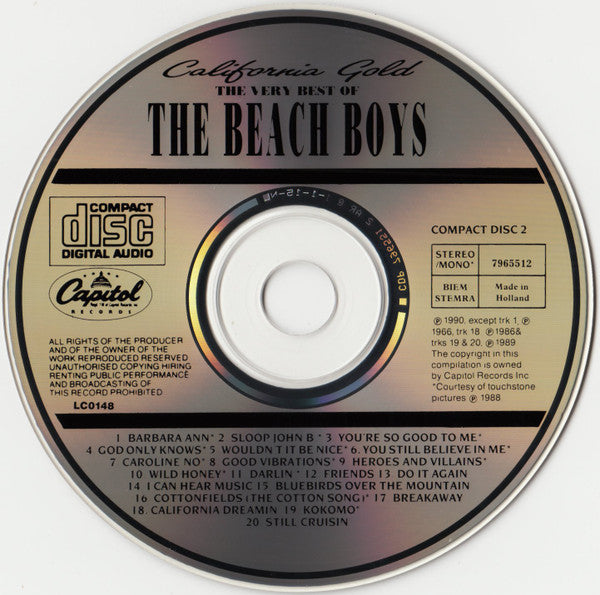 Beach Boys, The - California Gold - The Very Best Of The Beach Boys (CD Tweedehands)