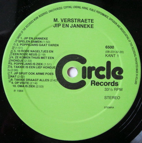 Annie M.G. Schmidt - Jip En Janneke - Verhaaltjes Van Annie M.G. Schmidt (LP Tweedehands) - Discords.nl