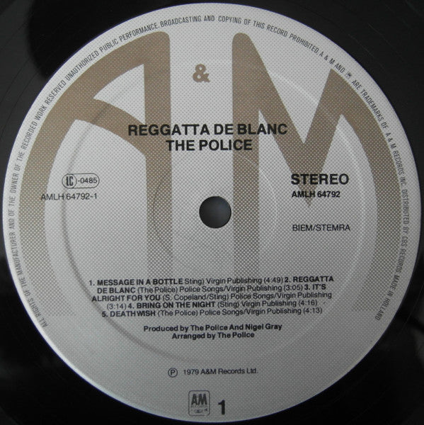 Police, The - Reggatta De Blanc (LP Tweedehands) - Discords.nl