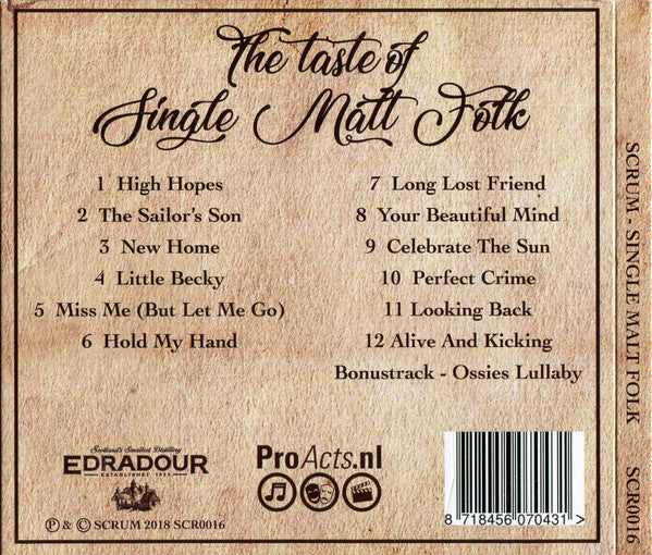 Scrum - Single Malt Folk (CD Tweedehands) - Discords.nl