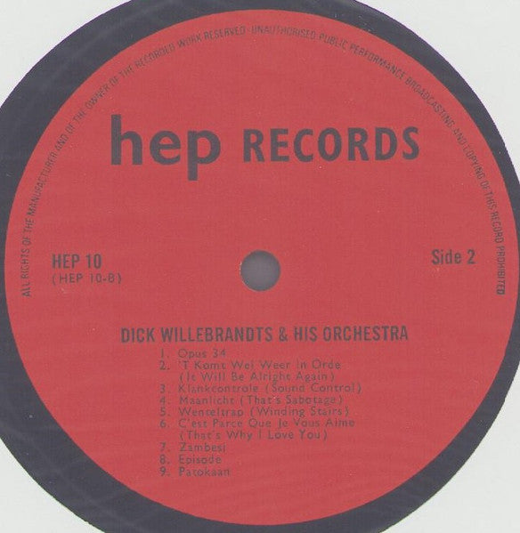 Ernst Van 't Hoff And Dick Willebrandts And Their Orchestras Featuring Jan de Vries (3) - Here We Are (LP Tweedehands)