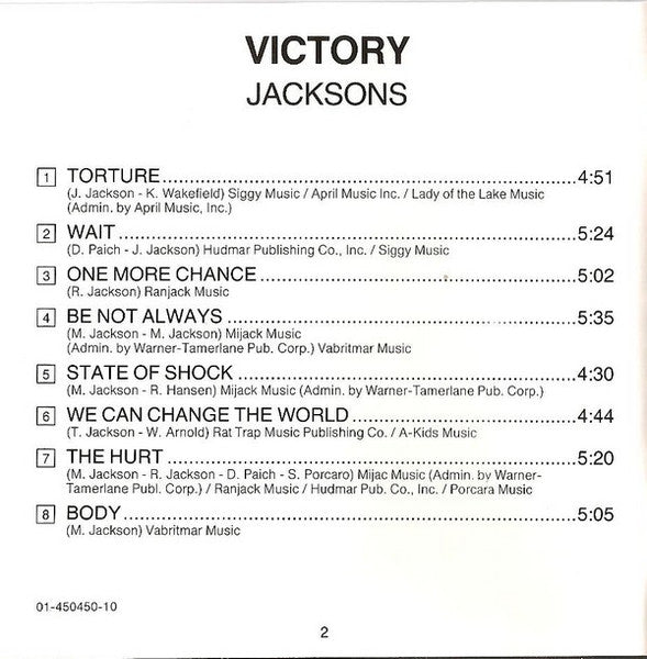 Jacksons, The - Victory (CD Tweedehands) - Discords.nl