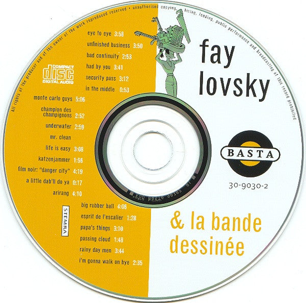 Fay Lovsky & La Bande Dessinée - Fay Lovsky & La Bande Dessinée (CD Tweedehands)