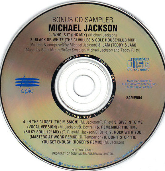 Michael Jackson - Dangerous (CD)